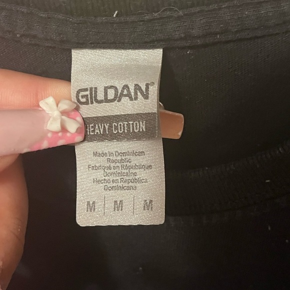 Gildan Black Tee with Saweetie Crew Logo - Picture 3 of 4
